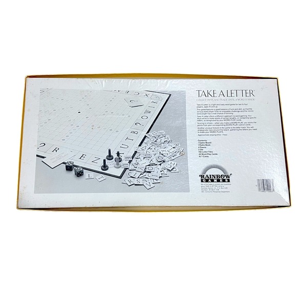 1985 Take A Letter Board Game by Rainbow Games  COMPLETE - Picture 8 of 8